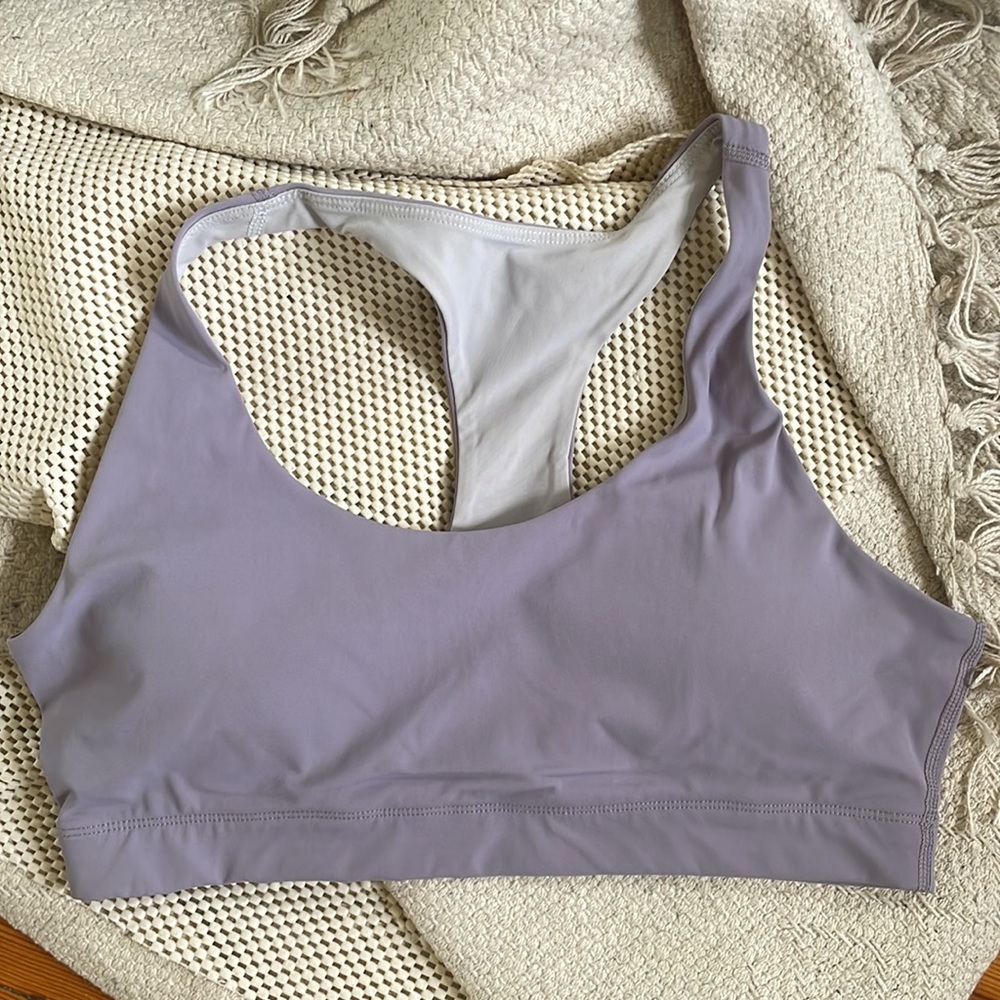 Outdoor Voices All-Time Bra size M in Earl Grey